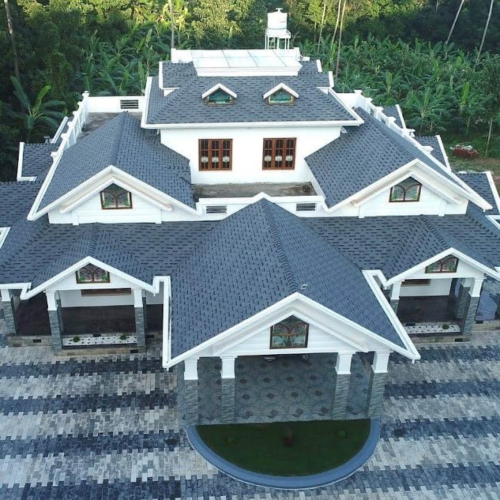 Luxury Estate with Dark Shingles