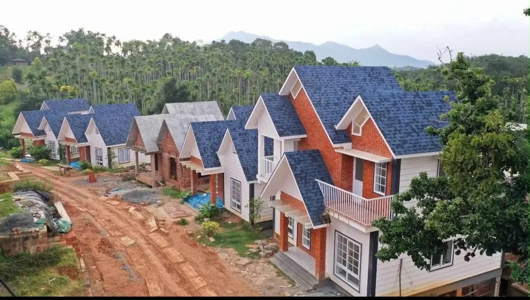 Blue Shingle Roof Homes